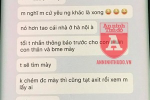 Hé lộ tin nhắn của kẻ cuồng ghen trước khi đâm gục người yêu cũ