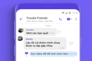 Viber hé lộ tính năng mới: Gọi video nhóm cùng lúc 20 người 