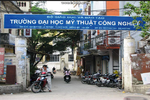 Điểm chuẩn Đại học Mỹ Thuật Công Nghiệp năm 2014