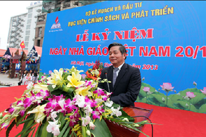 Điểm chuẩn Học viện chính sách và phát triển năm 2014