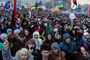 5.000 người Ukraine biểu tình phản đối bà Tymoshenko