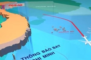 ICAO sửa bản đồ FIR Tam Á theo yêu cầu của Việt Nam