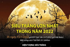 Video: Đêm nay, Việt Nam đón siêu trăng lớn nhất năm 2022