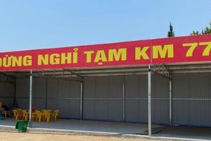 Vận hành 2 trạm dừng nghỉ tạm trên cao tốc Cam Lộ - La Sơn