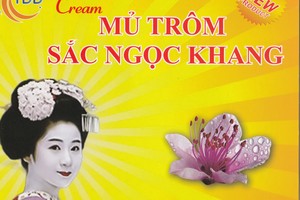 Đình chỉ lưu hành 56 loại mỹ phẩm 