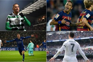 Cuộc đua giày vàng châu Âu: Messi biến mất, Ronaldo đứng cuối