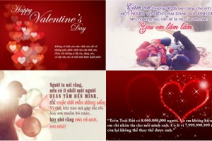 Lời chúc Valentine giúp các chàng đốn tim bạn gái