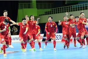 Tuyển Futsal Việt Nam được thưởng 1 tỷ đồng sau chiến tích