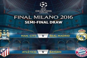 Real Madrid đụng độ Man City tại bán kết UEFA Champions League