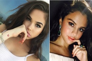 Thiếu nữ 18 tuổi giống Selena Gomez đến từng centimet