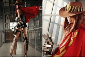 Chiều cao khủng của nữ cosplayer Trung Quốc gây choáng