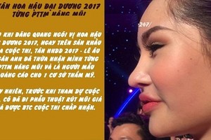 Tân Hoa hậu Đại dương 2017 bị dân mạng chế ảnh ném đá