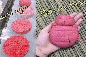 Siêu phẩm bánh trung thu phiên bản lỗi nhìn là bật cười “banh nóc“