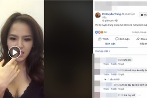 Giữa nghi vấn lộ clip “nóng”, hot girl Mì Gõ livestream?