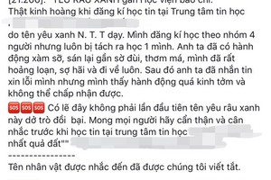 Cảnh báo: Yêu râu xanh xuất hiện gần trường Báo chí khiến hội chị em lo lắng