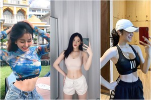 Vòng eo "siêu thực" của hội hot girl Việt, nhìn mà phát thèm