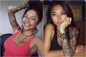 Soi hình xăm "chất lừ" Cassie Trinh Võ, người mẫu ảnh kiêm tình cũ Binz