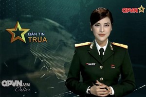 Nữ BTV Truyền hình Quân đội gây sốt nhờ nhan sắc hơn người