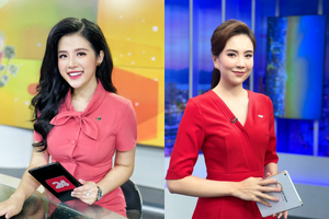 Soi danh tính cặp nữ MC VTV hiếm khi mặc trùng đồ lên sóng