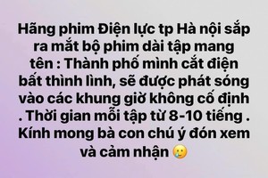 Tránh nóng mùa mất điện, câu chuyện khiến netizen xôn xao