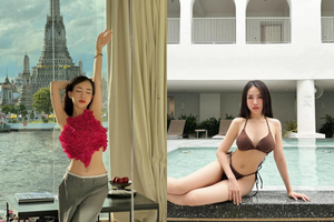 Joyce Phạm diện bikini khoe body "cực cháy" tại Thái Lan