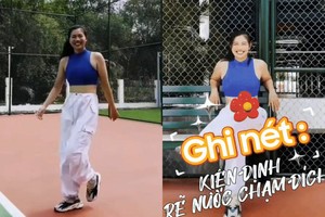 "Tiểu tiên cá" Ánh Viên lần đầu diện áo croptop khoe eo thon