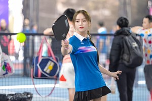 Nữ streamer Mai Linh Zuto khoe "chiến tích" đầu tiên với Pickleball