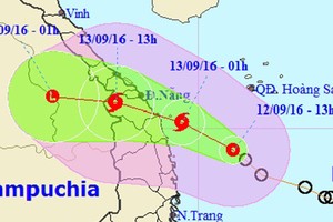 Nhiều khả năng bão giật cấp 10 đổ bộ Đà Nẵng – Quảng Ngãi