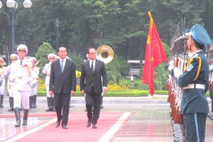 Hình ảnh Chủ tịch nước Trần Đại Quang bên các nguyên thủ thế giới