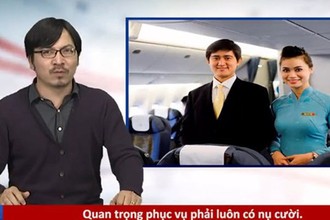 Đồng phục Vietnam Airlines với GS Xoay, lý tình vụ Trang Trần