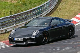 Porsche 911 2016 lăn bánh trên đường thử Nurburgring