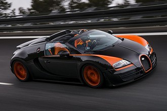 Bugatti Veyron "đốt lốp" với hệ thống dẫn động 4 bánh