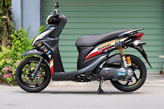 Hai bản độ scooter Honda Vision cá tính của biker Việt