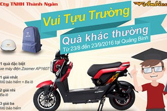 Vui tựu trường – Quà khác thường khi mua xe điện Anbico