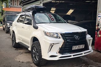 Toyota Fortuner độ xe sang Lexus siêu rẻ tại Sài Gòn