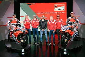 Ducati ra mắt siêu môtô Desmosedici GP18 cho mùa giải mới