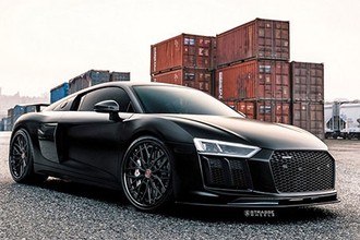 Siêu xe Audi R8 V10 Plus độ máy bay tàng hình khủng