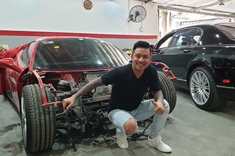 Siêu xe Ferrari 488 GTB tai nạn của Tuấn Hưng sắp "tái xuất"