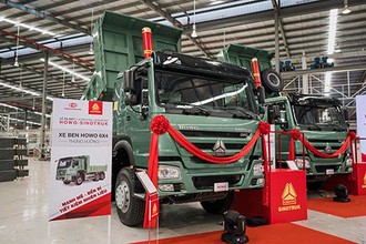 Daehan Motors ra mắt dòng xe tải nặng Howo-Sinotruk 