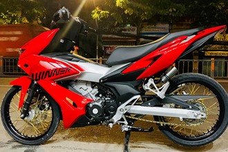 Honda Winner X độ xe đua drag của dân chơi Sài Gòn