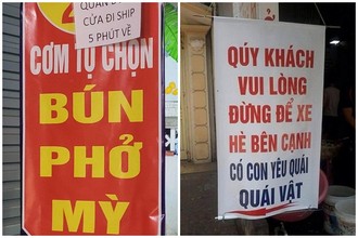 Loạt biển thông báo “bất cần đời” của các chủ cửa hàng