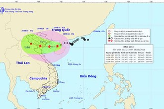 Bão số 3 đổ bộ vịnh Bắc Bộ, gió giật cấp 12