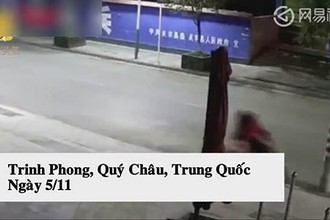 Video: Giúp bạn lái xe đuổi theo người yêu, cô gái đâm sầm vào cột điện