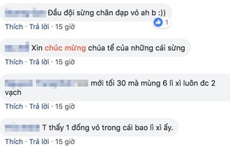 Quen nhau tối 30 Tết, mùng 6 bạn gái lì xì que thử 2 vạch