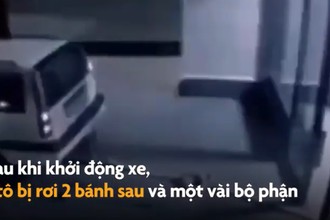 Video: Người đàn ông lái ôtô kéo trụ ATM để cướp tiền mặt