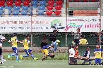 Cầu thủ bỏ mạng sau màn nhảy santo ăn mừng bàn thắng