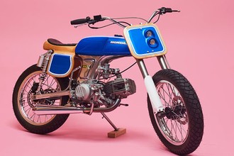 Ngắm tuyệt tác xe độ tí hon Honda SS50 