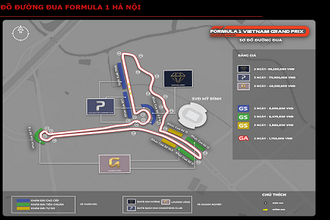 Giá vé xem đua F1 tại Việt Nam, cao nhất gần 100 triệu đồng 
