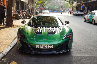 Chồng Diệp Lâm Anh khoác áo “tắc kè” cho siêu xe McLaren 650S 