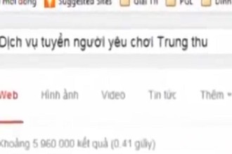 Rộ dịch vụ thuê người yêu đi chơi Trung thu